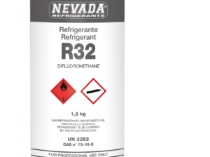 1.8 kg R32 REFILL gas cylinder with left-hand 1/2” ACME valve