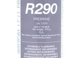 R290 Refrigerant Gas 370g – T-PED Cylinder with 1/2" ACME LH Valve