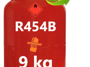 R454B Refrigerant Gas Cylinder - 9kg - (T-PED) - 21.7 x 1/14" LH Valve