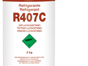 Refrigerant Gas Cylinder R407C 2 kg – 1/4" SAE Valve