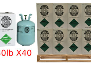 Full Pallet – 40 × 30lb R-134a Refrigerant, Automotive/HVAC Use