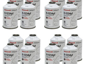 Honeywell R-1234yf Refrigerant – 16 Cans (8oz Each), Genuine – Made in USA