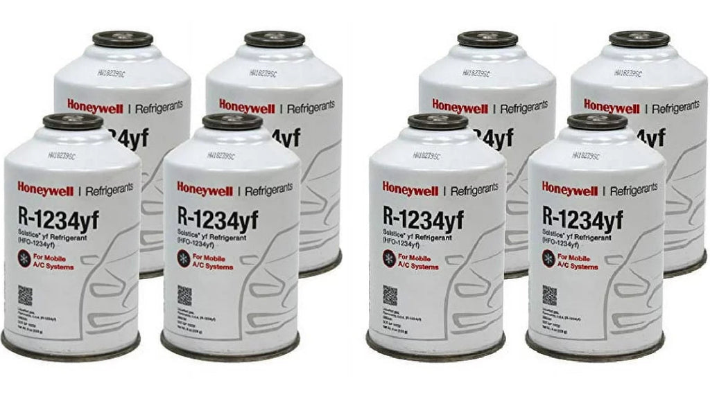 Honeywell R-1234yf Refrigerant – 8 Cans (8oz Each)